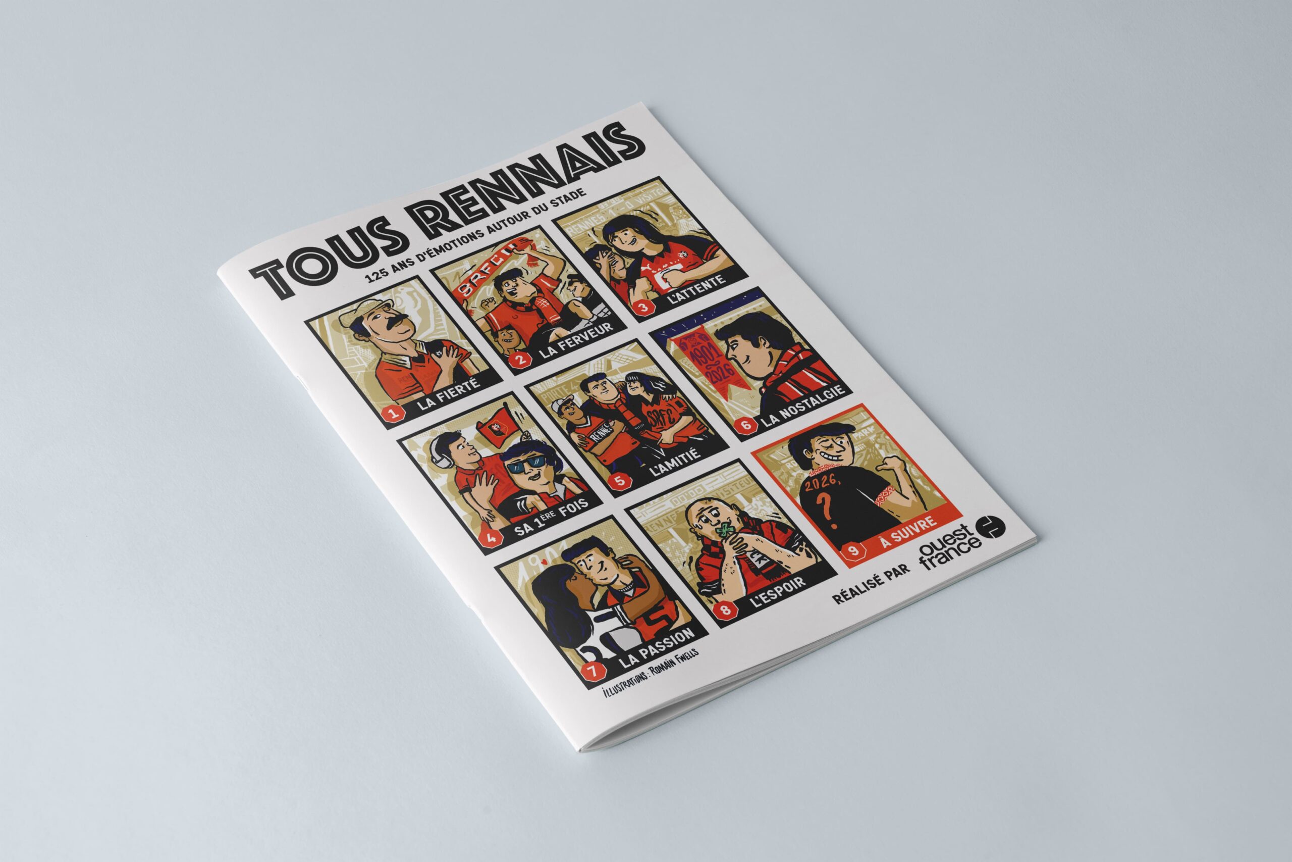 ouest france journal illustration stade rennais romain fwells